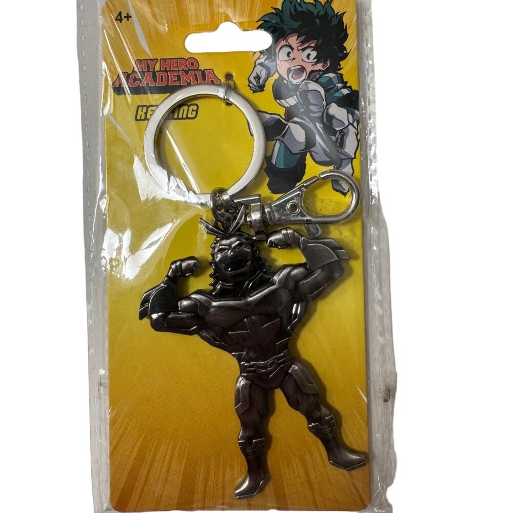 My Hero Academia Keyring - All Might Flexing Figure - Anime Keychain For Fans